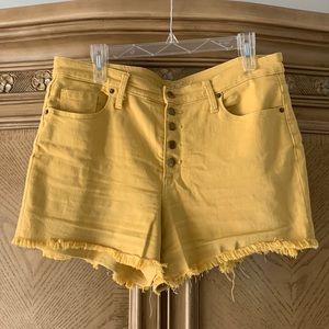 Universal Thread Golden Yellow Shorts Excellent Condition!